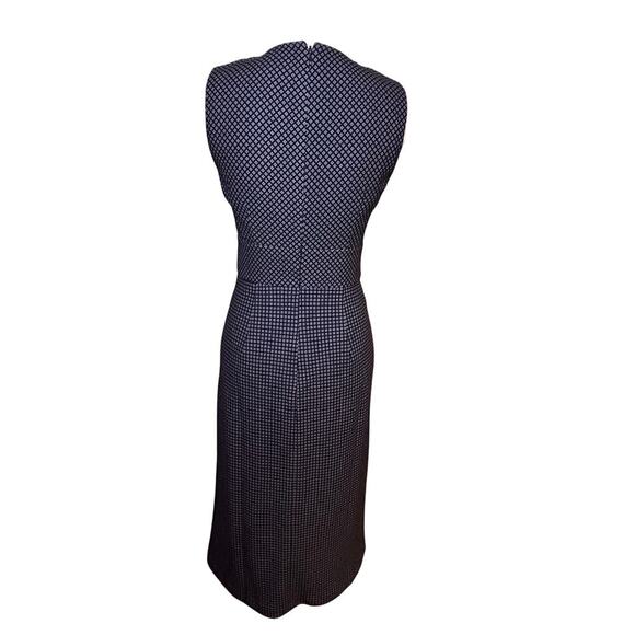 J. Crew 365 women's navy and pink sheath dress lined sleeveless size 0 - Picture 5 of 7